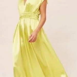 COPY - NWT Anthropologie Sarika V neck Smocked Midi Dress